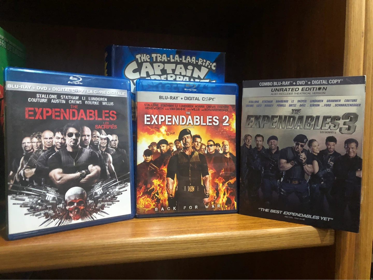 The Expendables 1, 2, & 3 Blu-Ray Collection ⚽️