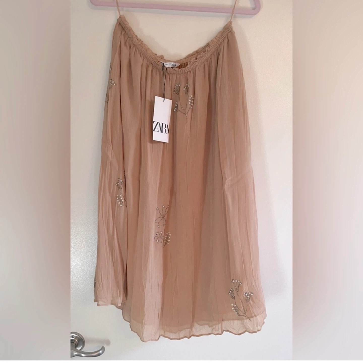 ZARA Embellished Midi Skirt ⚽ - photo 2