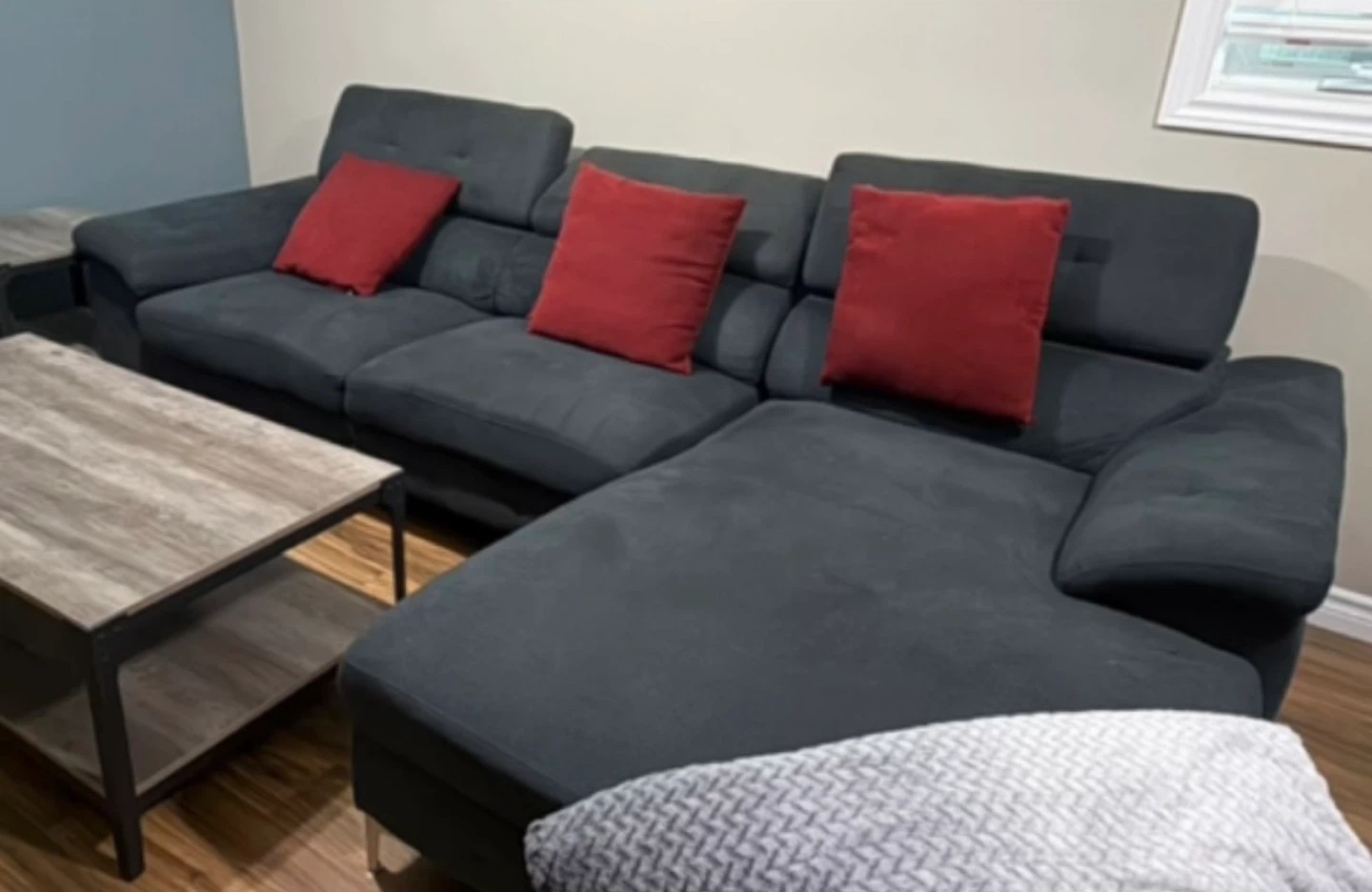 Dark Grey Sectional Sofa