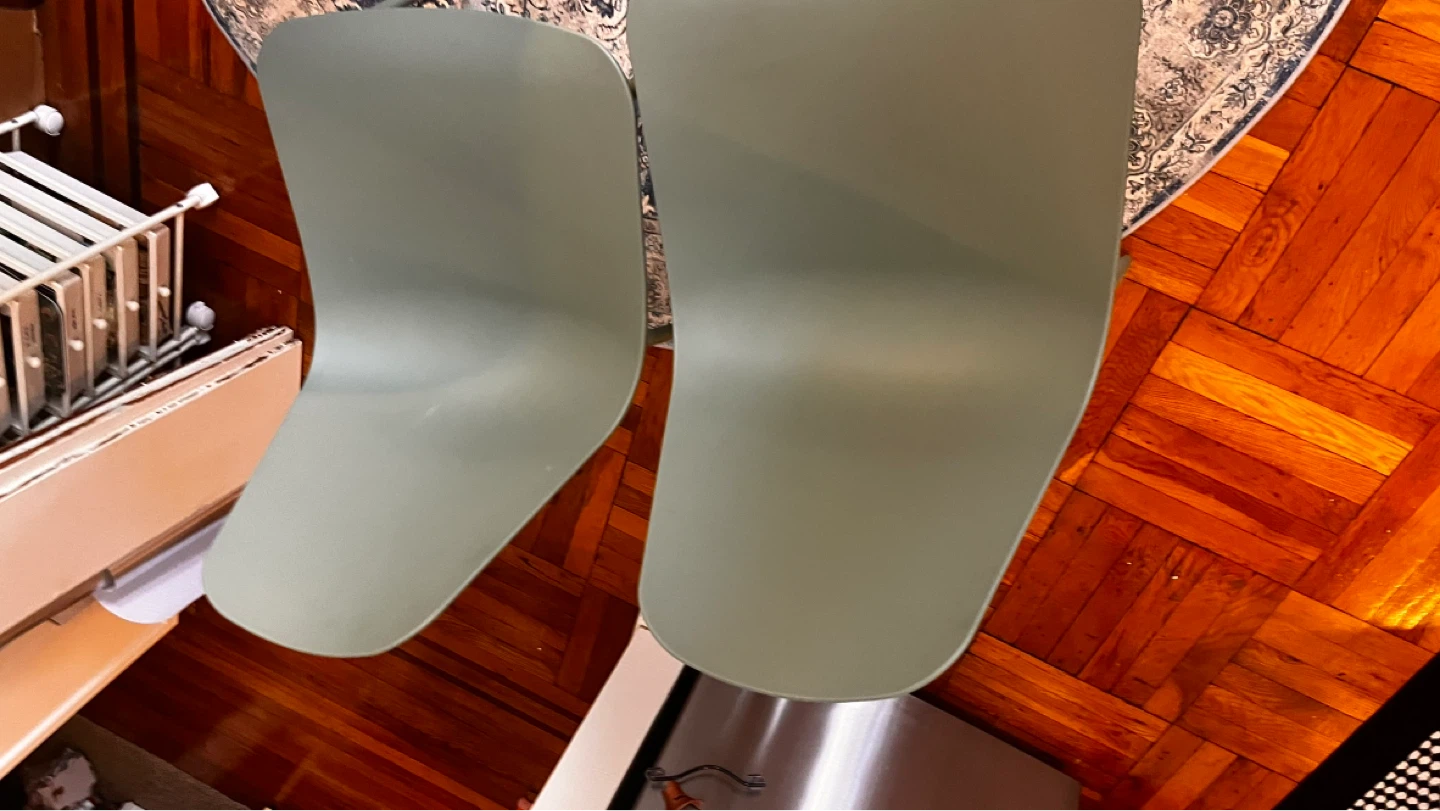 2 Sage Green Modern Dining Chairs (Set of 2) - photo 5