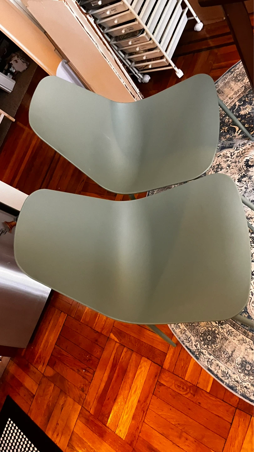 2 Sage Green Modern Dining Chairs (Set of 2) - photo 3