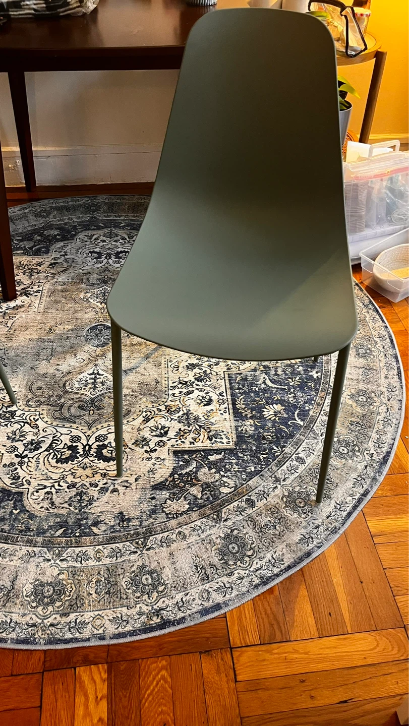 2 Sage Green Modern Dining Chairs (Set of 2) - photo 2