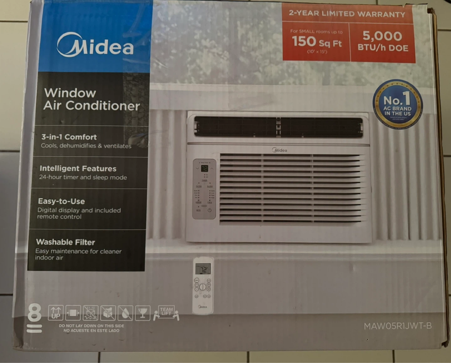 Midea Window Air Conditioner 5000 BTU DOE