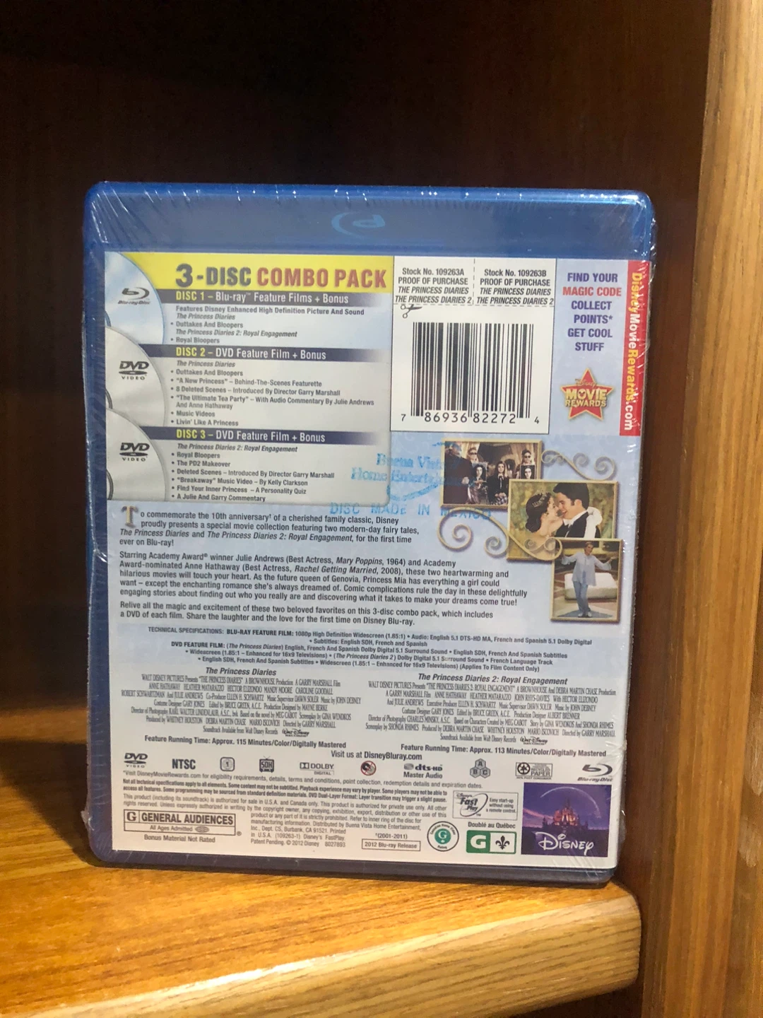 The Princess Diaries 10th Anniversary Blu-Ray + DVD Pack ⚽️ - photo 2