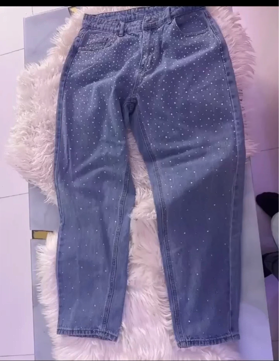 Women's Rhinestone Denim Jeans size 32 - photo 2