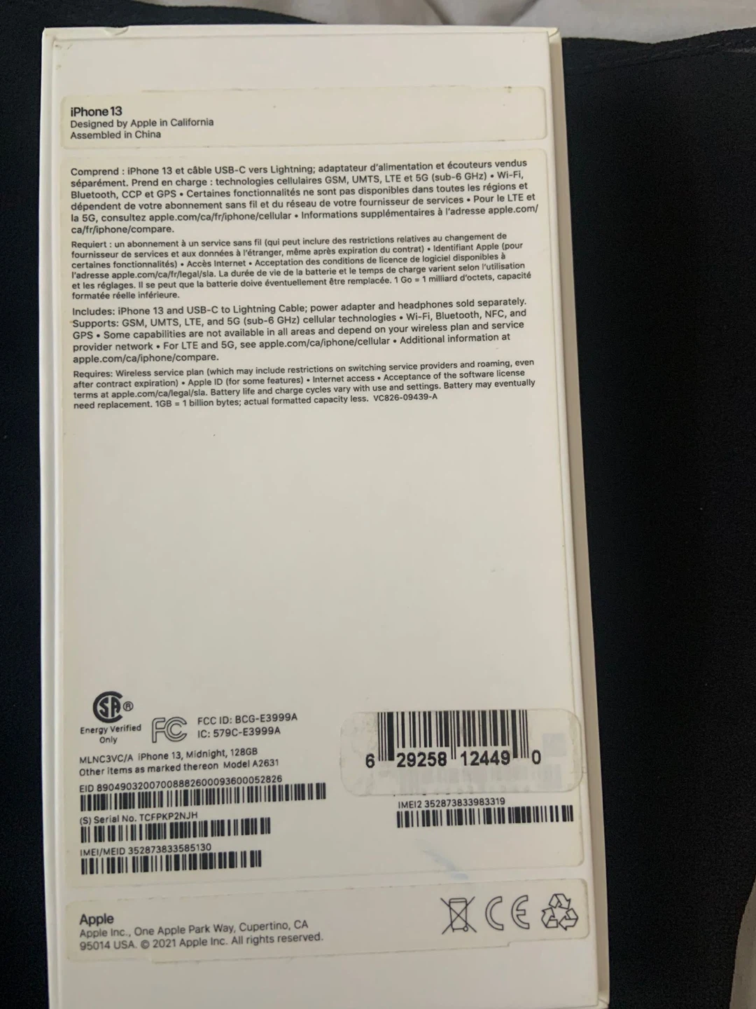 Apple iPhone 13 - 128GB - Midnight - photo 2