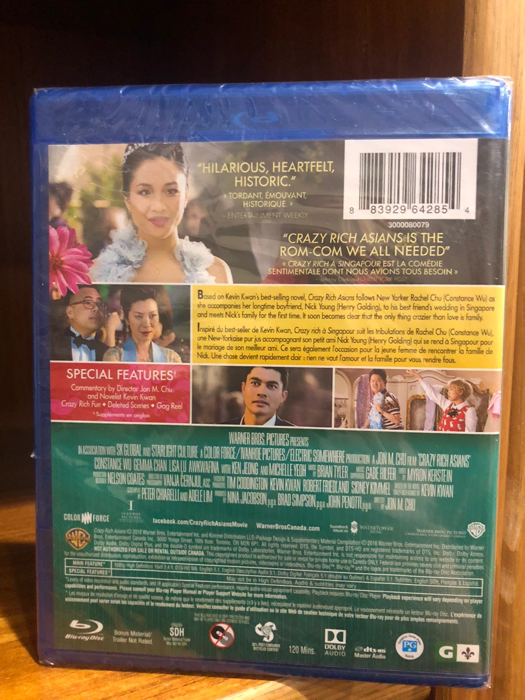 Crazy Rich Asians Factory Sealed Blu-ray ⚽️ - photo 2