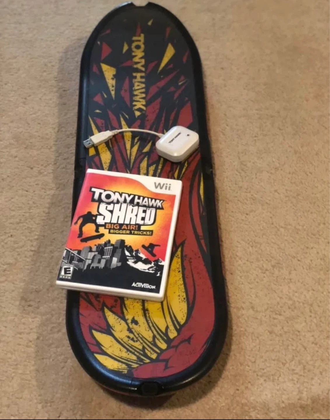 Wii game - Tony Hawk Shred Skateboard