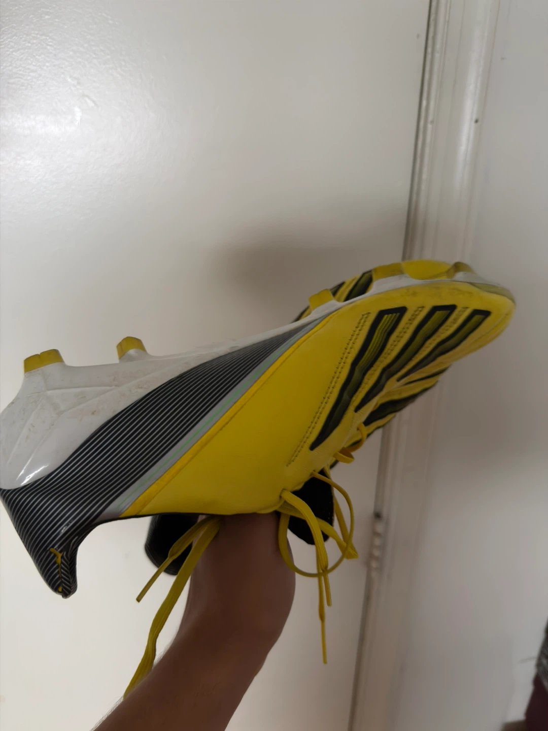 Adidas adizero Cleats - Yellow/Black - photo 3