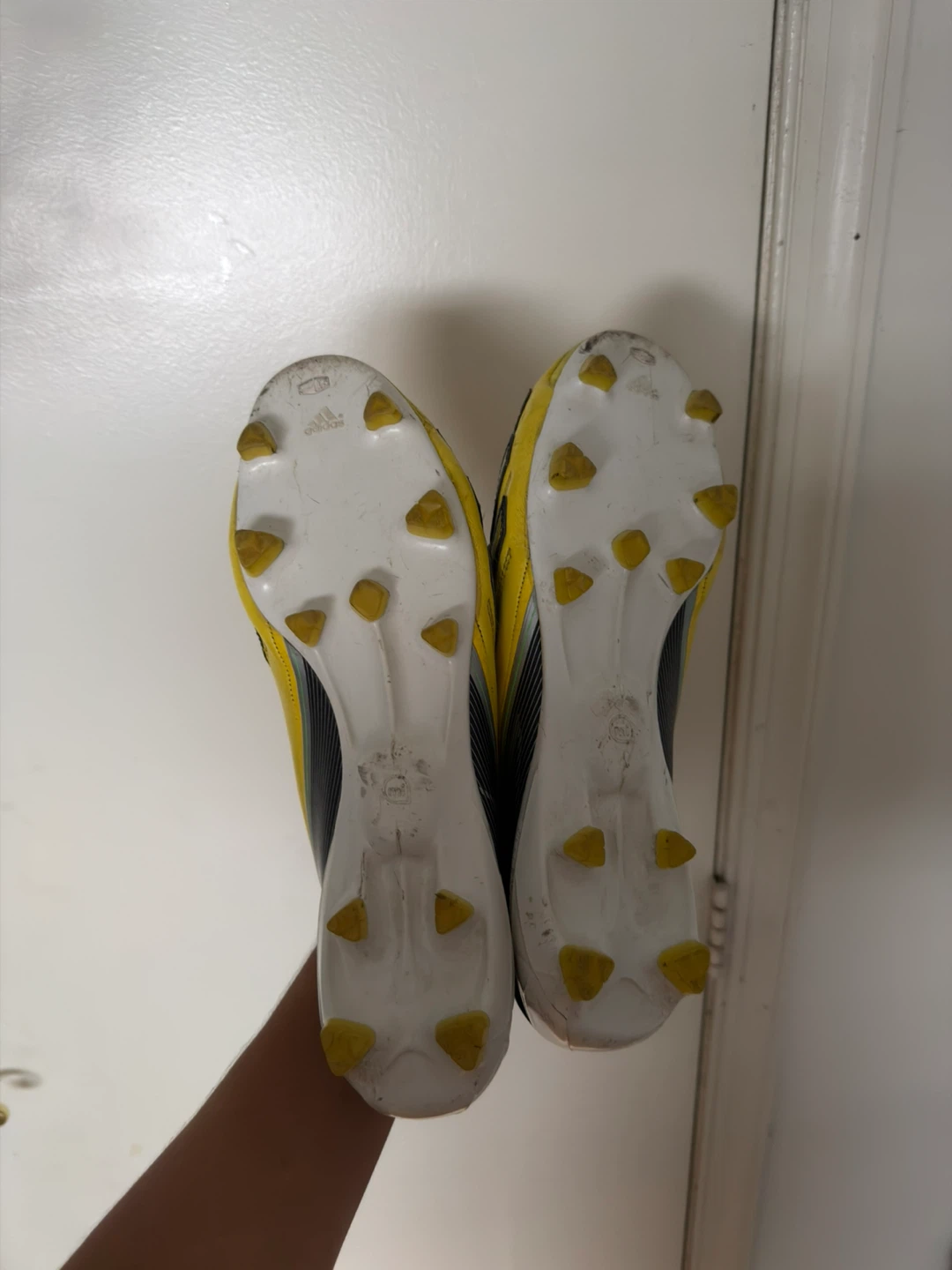Adidas adizero Cleats - Yellow/Black - photo 5