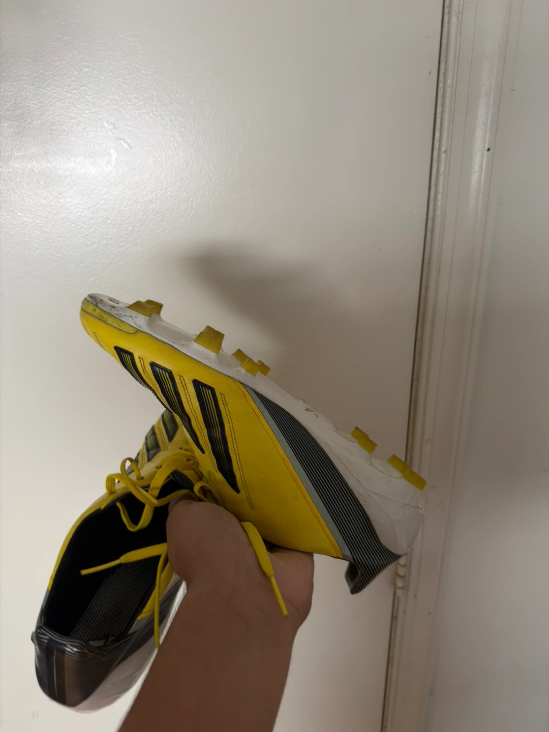 Adidas adizero Cleats - Yellow/Black - photo 4