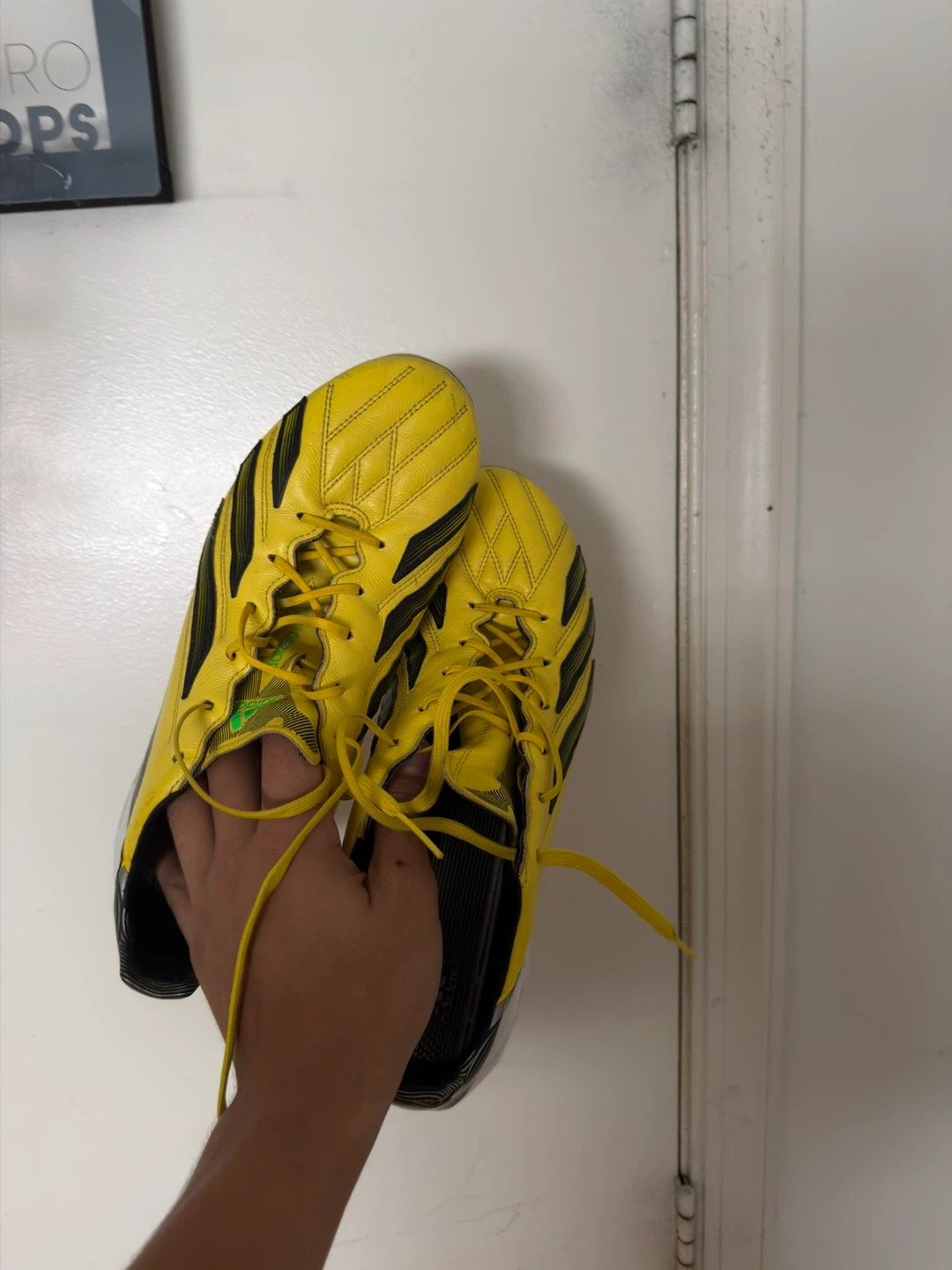 Adidas adizero Cleats - Yellow/Black - photo 2