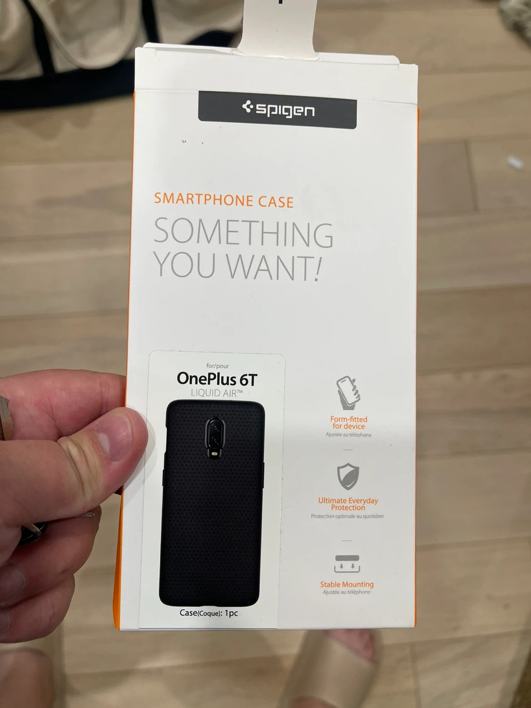 Spigen Liquid Air Case for OnePlus 6T - Black