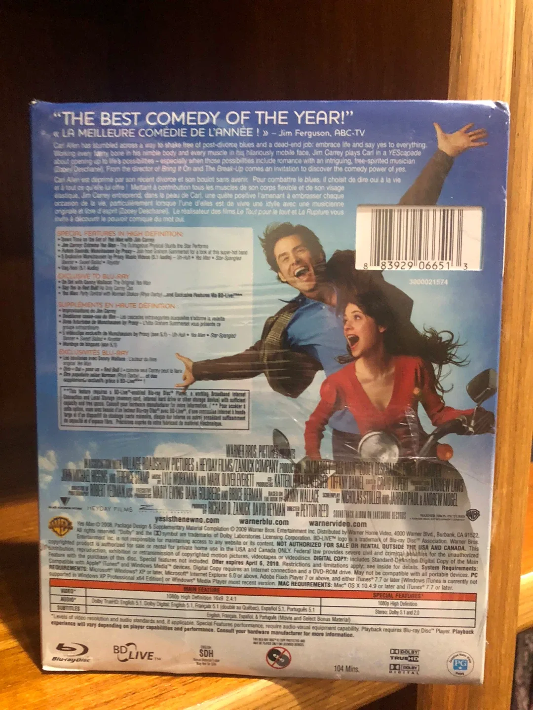 Jim Carrey Yes Man Factory Sealed Blu-ray Special Edition ⚽️ - photo 2