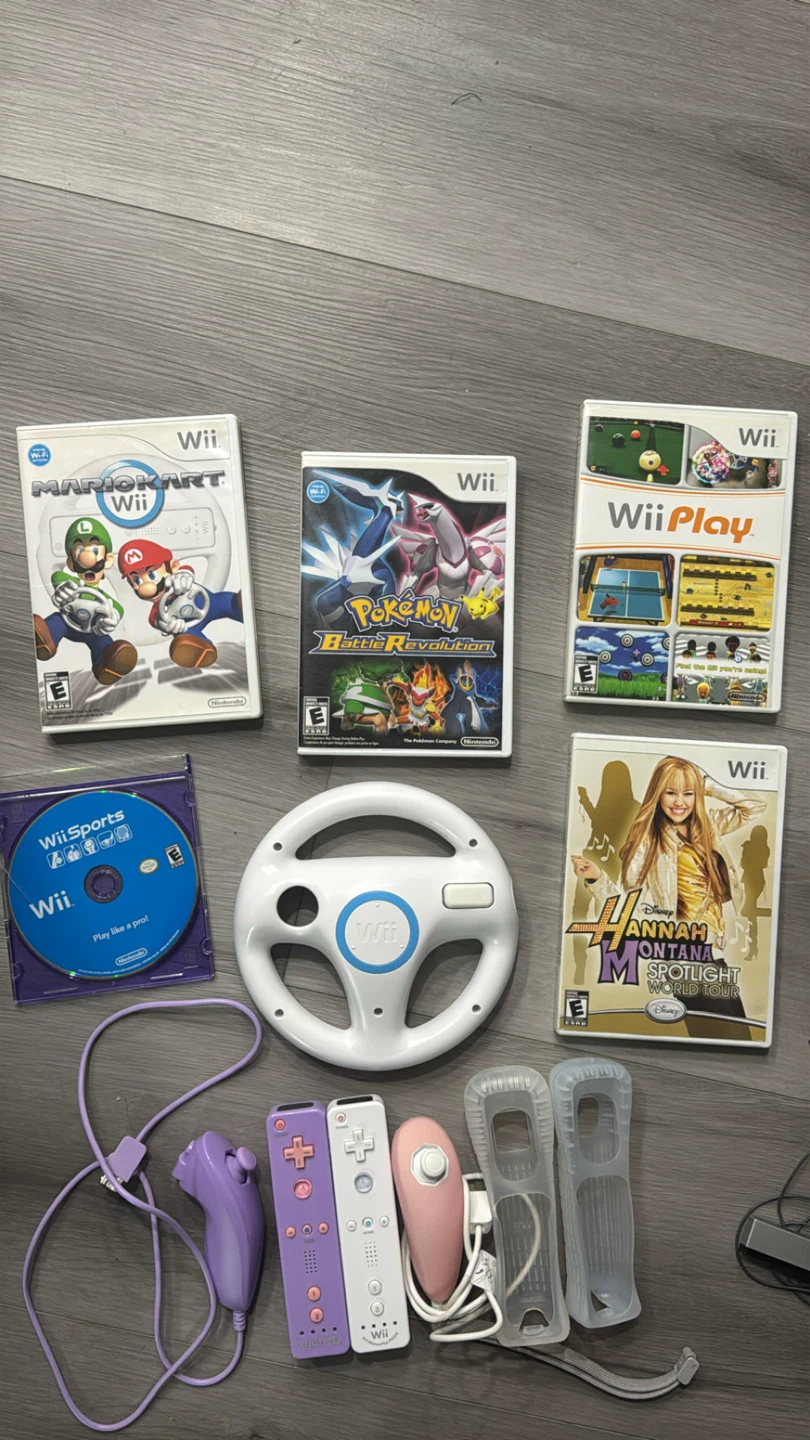 Wii Console + Games