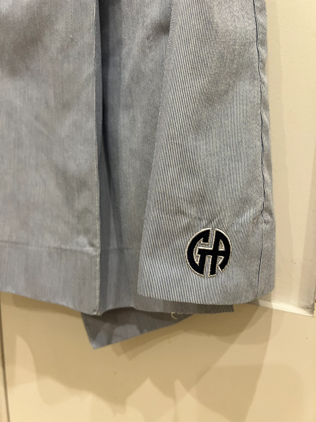 Size 2 Pleated Skirt - Blue Pinstripe - photo 3