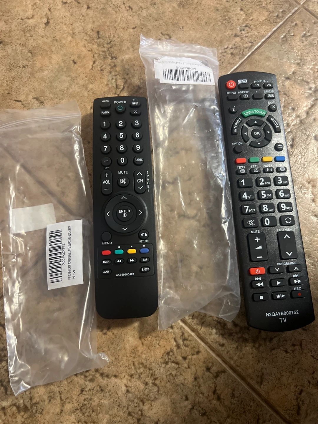 TV Remote Controls (2x) universal $10each