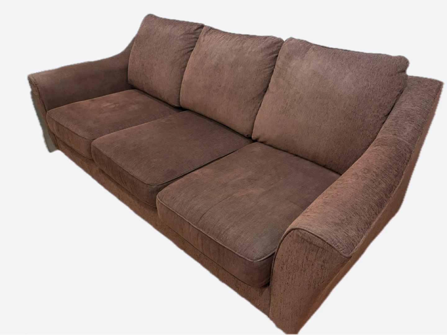 Brown fabric couch ⚽