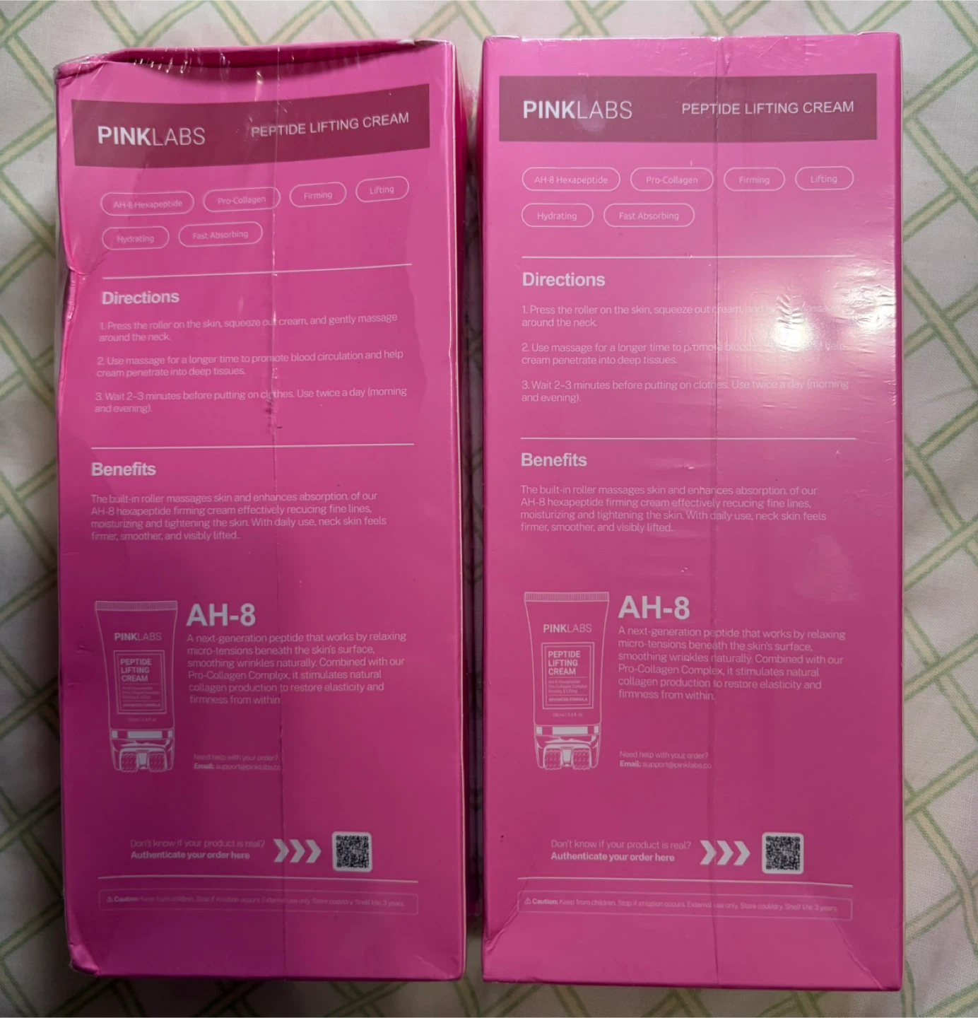 Pinklabs Peptide Lifting Cream For Neck Advanced Formula 2 - photo 2