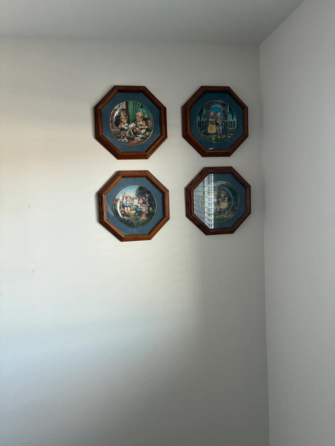 Hummel Plates Framed Wall Art Set – 8 Matching Prints - photo 3