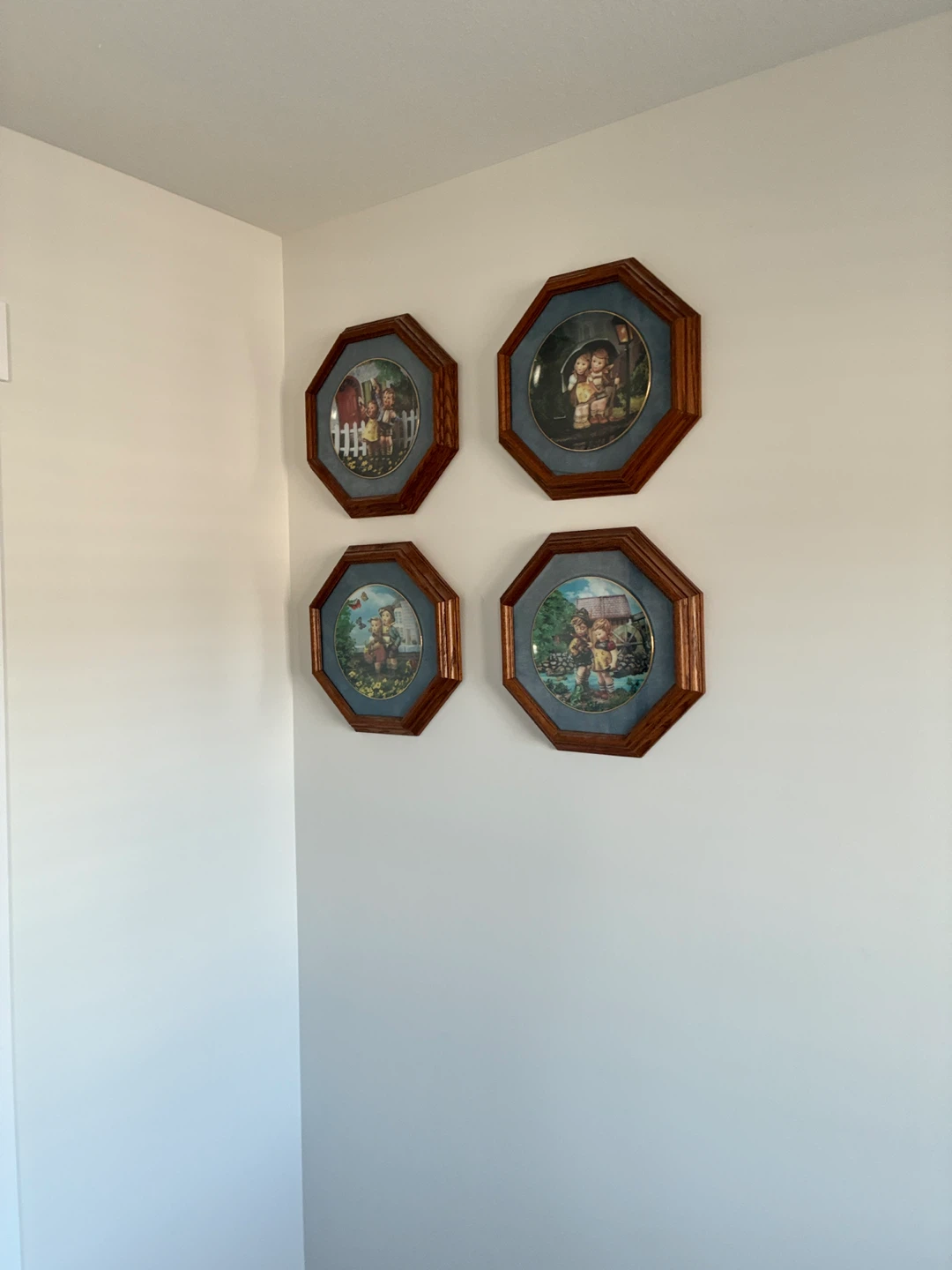 Hummel Plates Framed Wall Art Set – 8 Matching Prints - photo 4