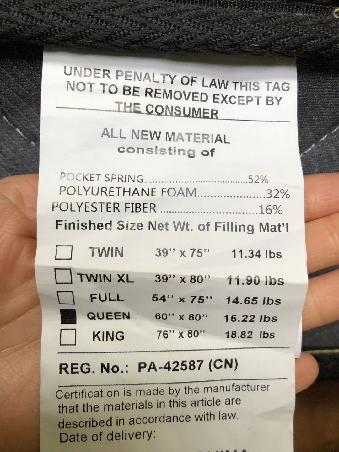 Queen Mattress - Available from July 3rd - photo 2