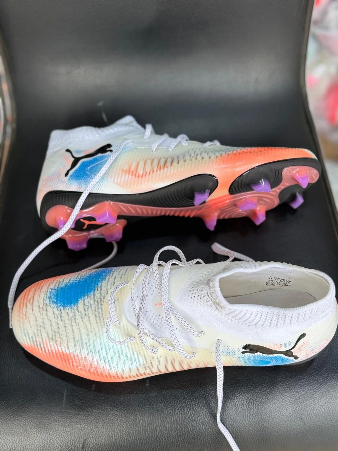 Puma Soccer Cleats White/Multi-Colour