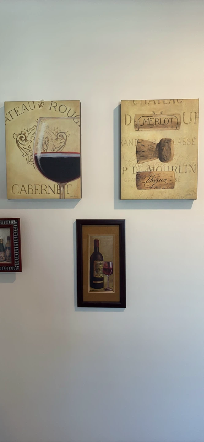 Wine-Themed Wall Art Set – 5 Pieces - photo 3