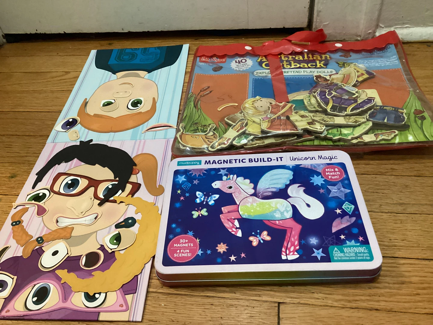 ⚽️Magnetic Unicorn Magic & Australian Outback Play Dolls Set