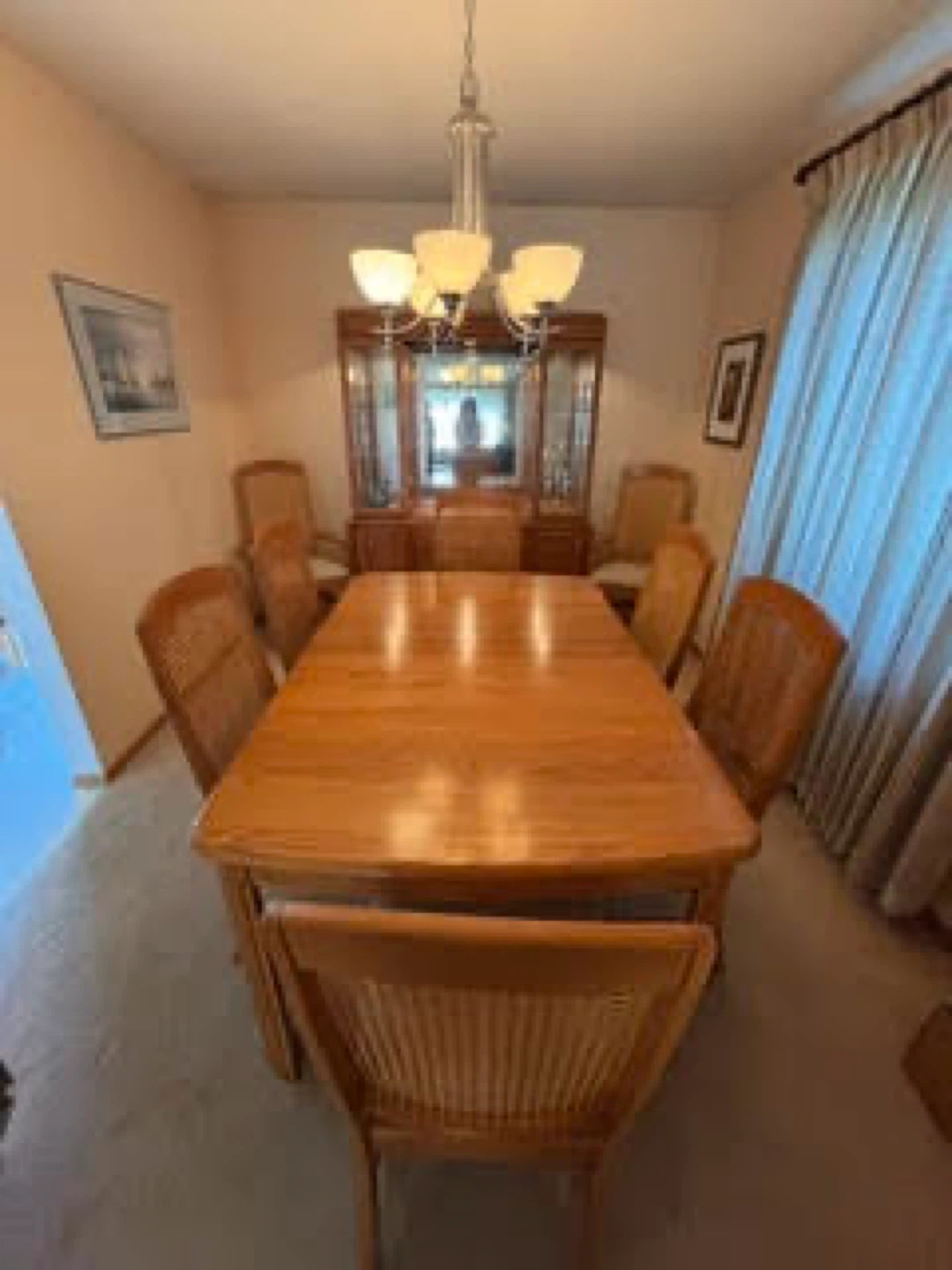16 piece Continental Oak Dining set