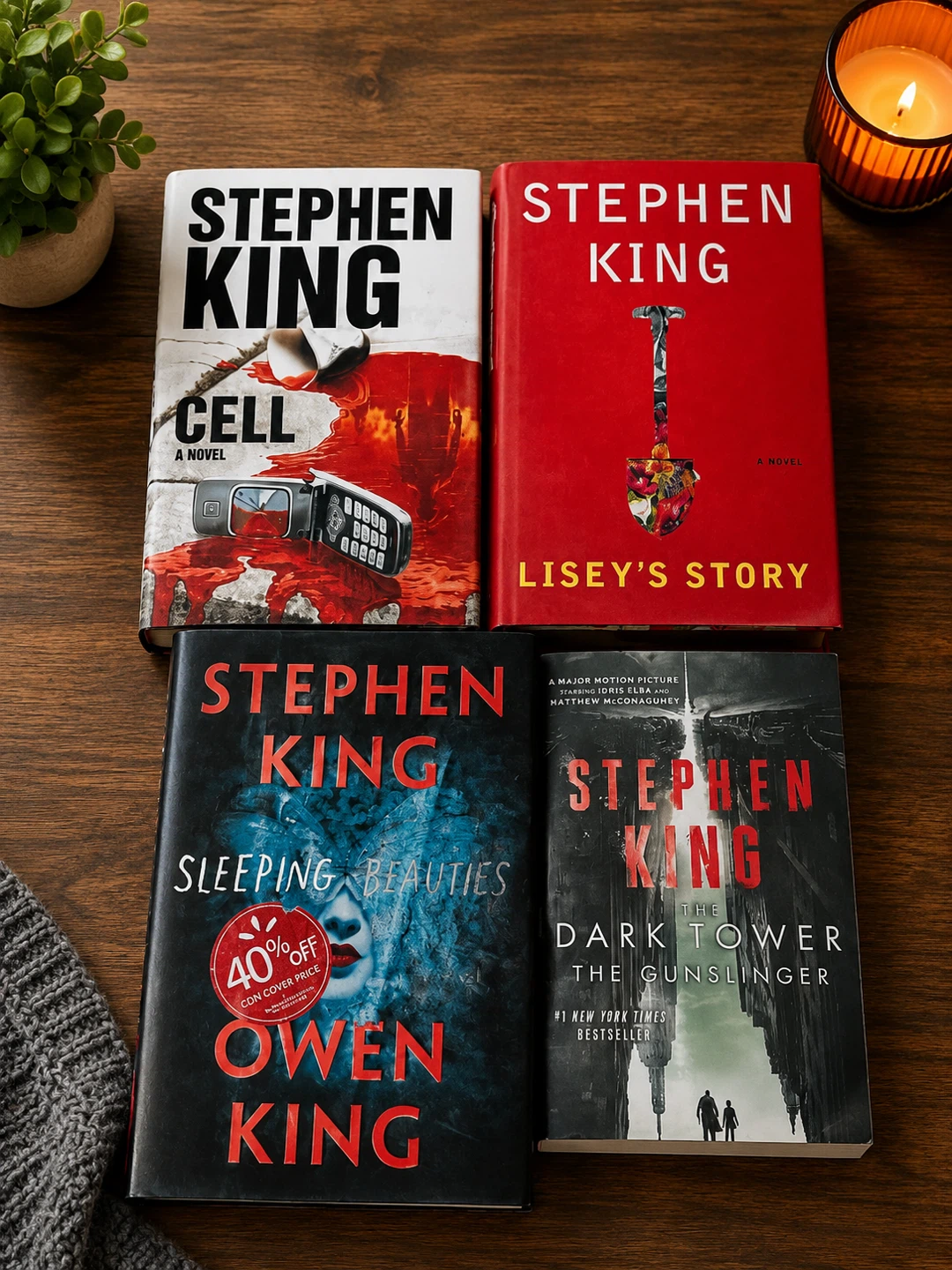 Stephen King Book Bundle – 4 Books (Cell, Lisey’s Story