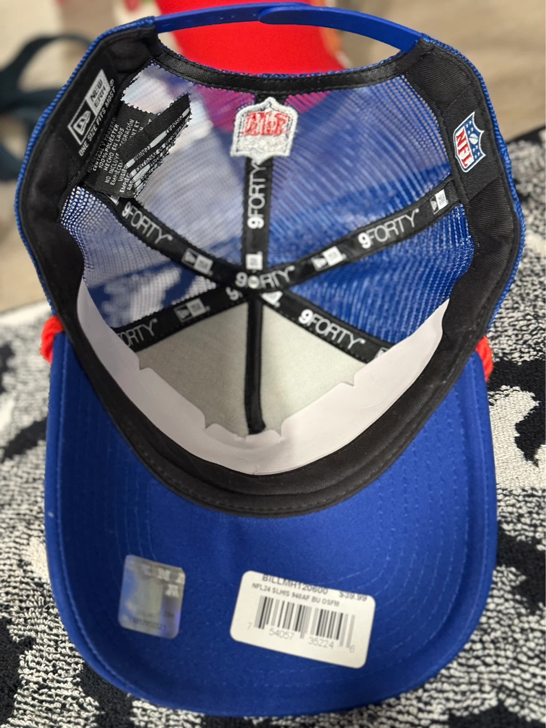 New Era NFL Buffalo Bills 9FORTY Adjustable Trucker Hat - photo 5