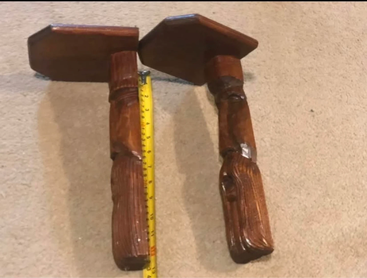 Hand Carved Wooden Shelf - photo 4
