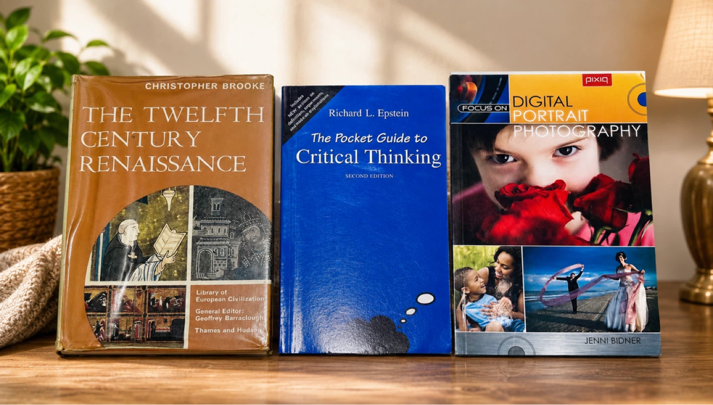 Educational & Reference Book Bundle – History, Critical Thinking