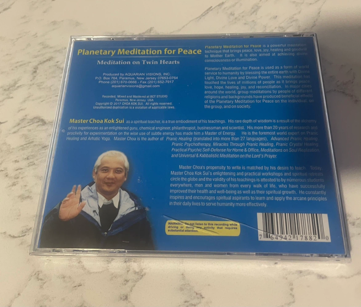 Master Choa Kok Sui Planetary Meditation for Peace CD - photo 3