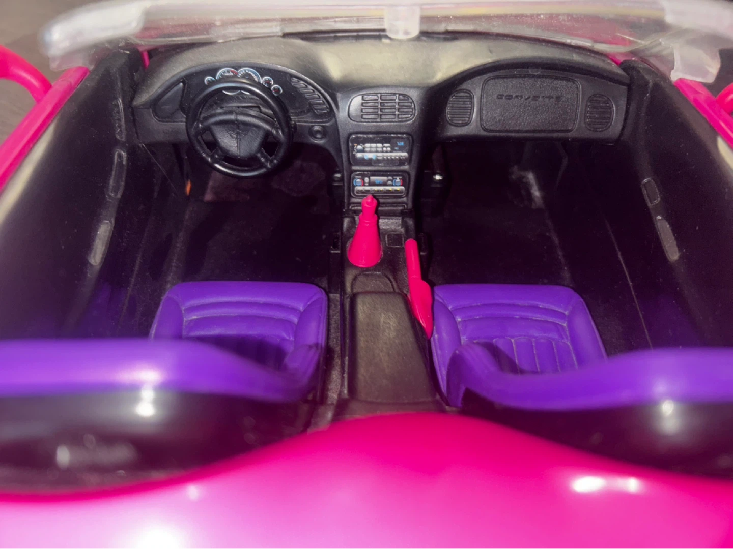 Barbie Pink Corvette Convertible Toy Car - photo 5