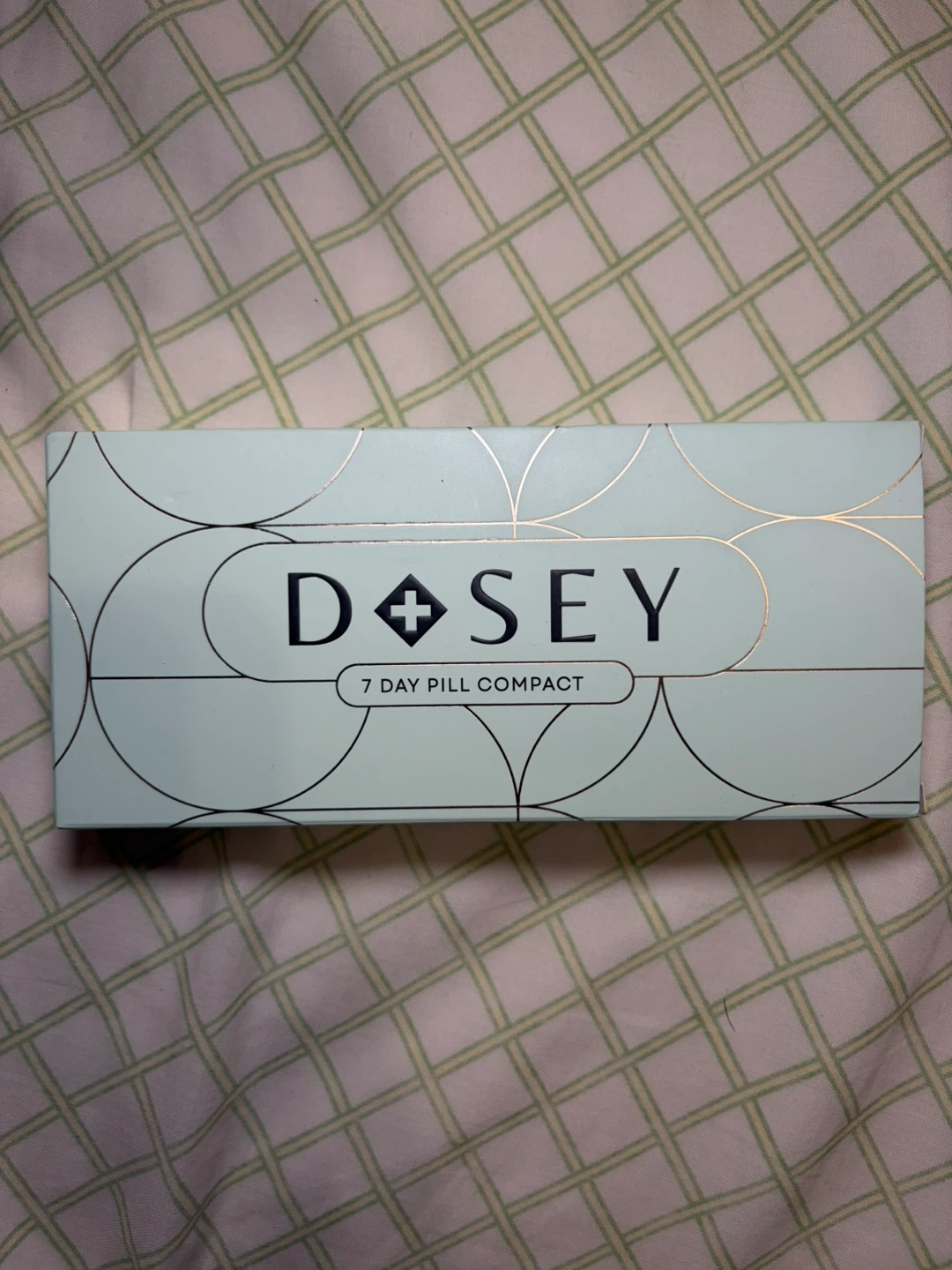 New Dosey 7-Day Pill Compact with Mirror Green