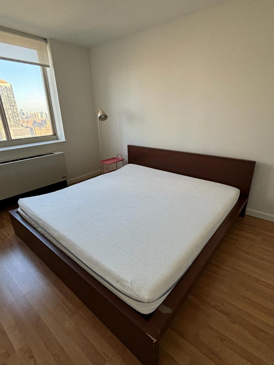Dark Brown Wooden King Size Bed Frame with Headboard - photo 2