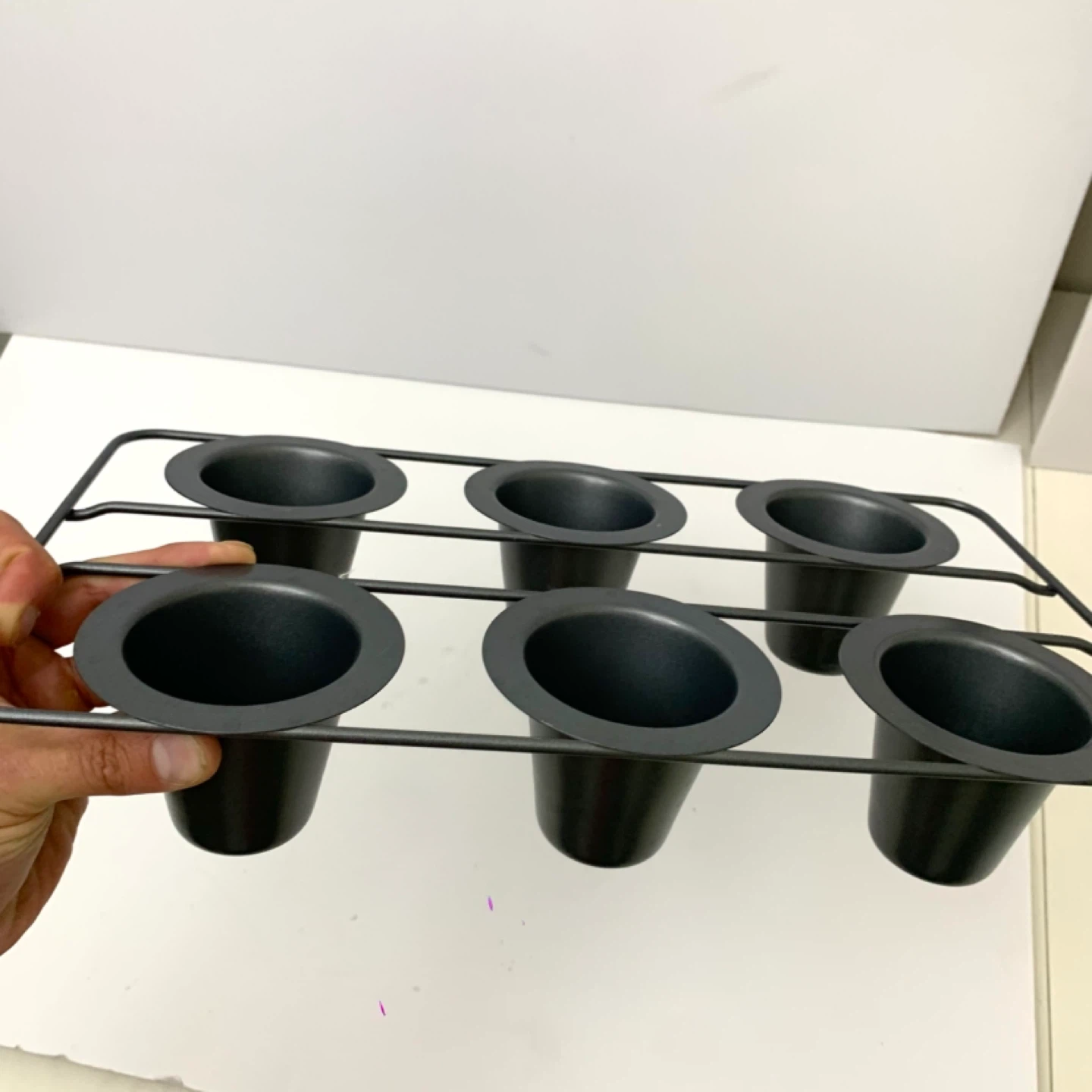 Muffin Pan Cupcake Pan Baking Tray Bakeware 6 Cup Kitchen Tool - photo 4