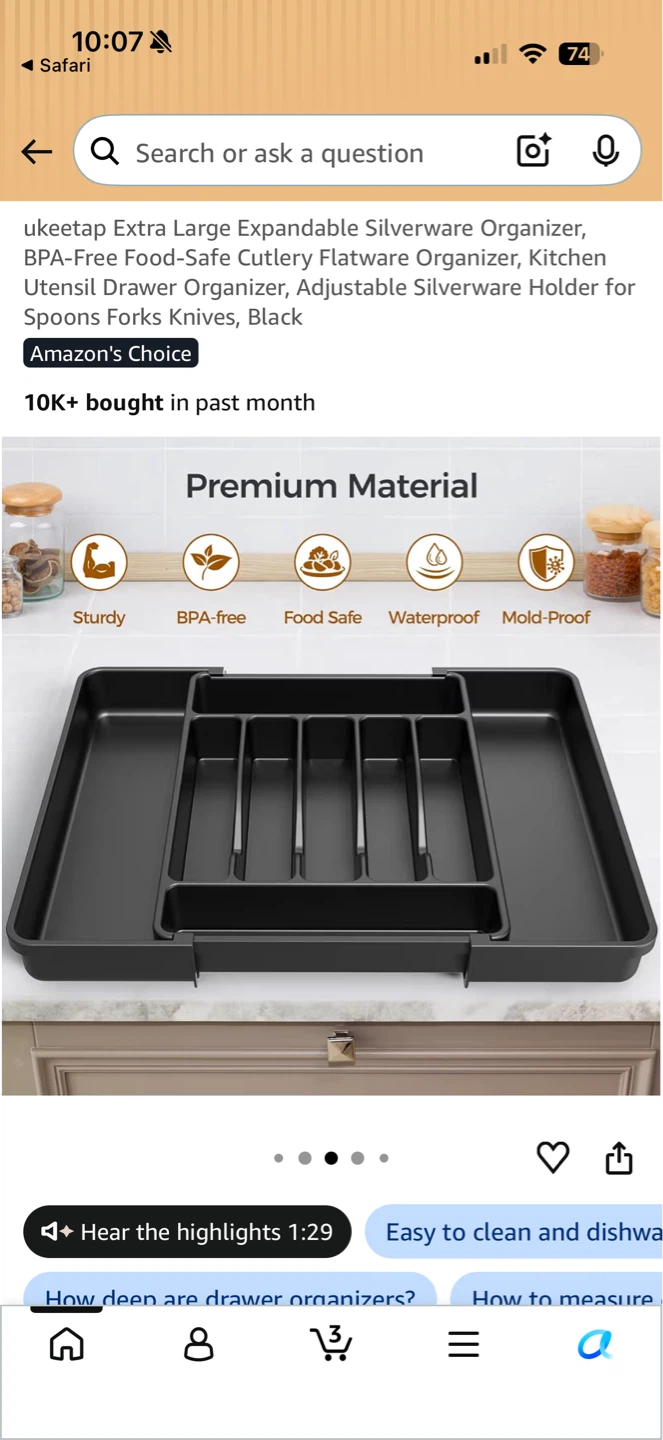 Expandable kitchen Organizer - photo 3