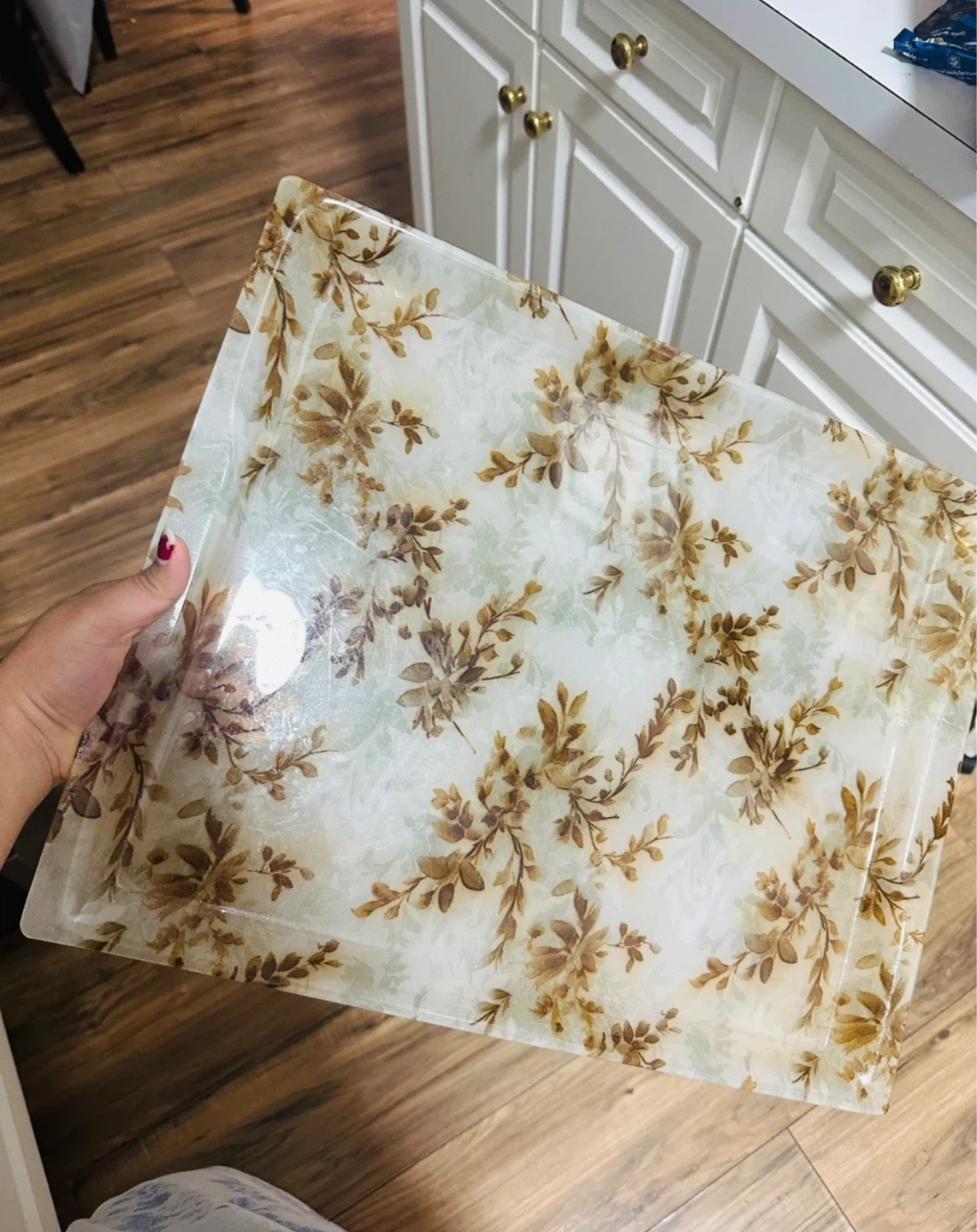Floral Print Serving Trays (Set of 2) - photo 4