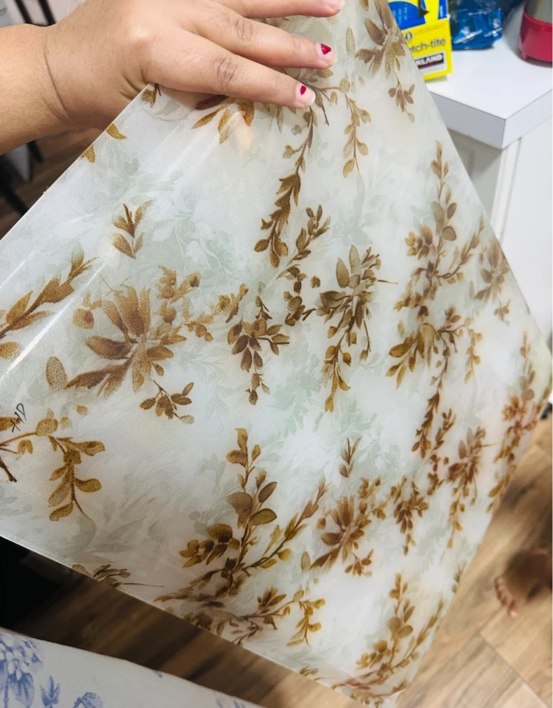 Floral Print Serving Trays (Set of 2) - photo 3