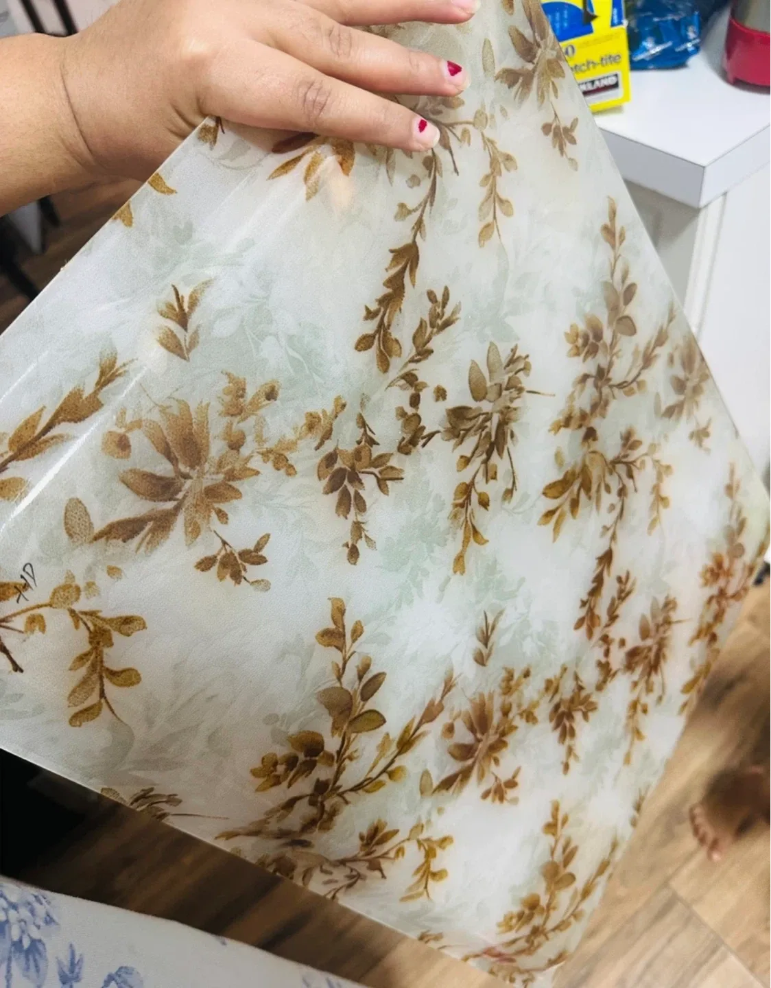 Floral Print Serving Trays (Set of 2) - photo 3