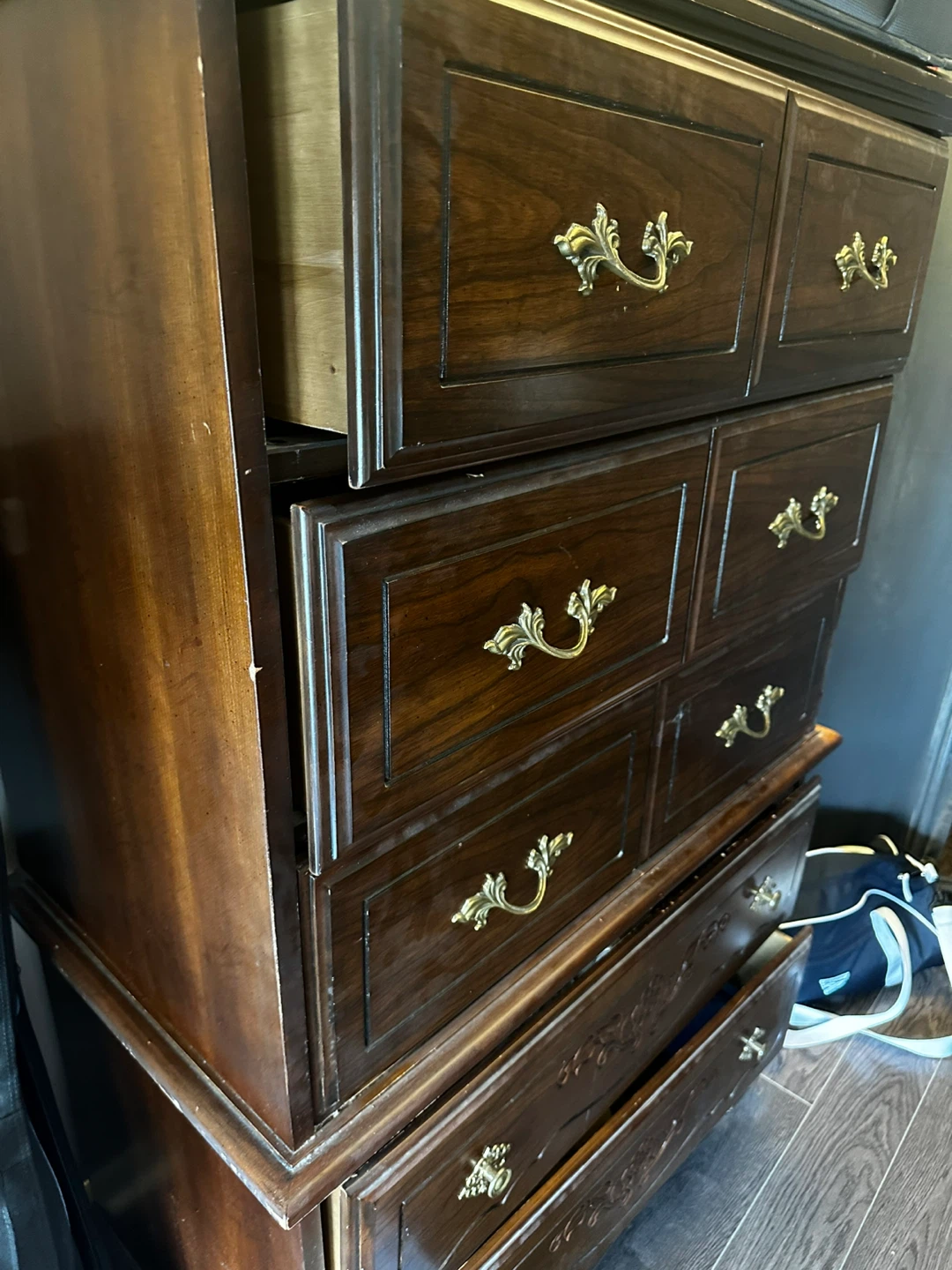 Dark Wood Dresser - photo 2