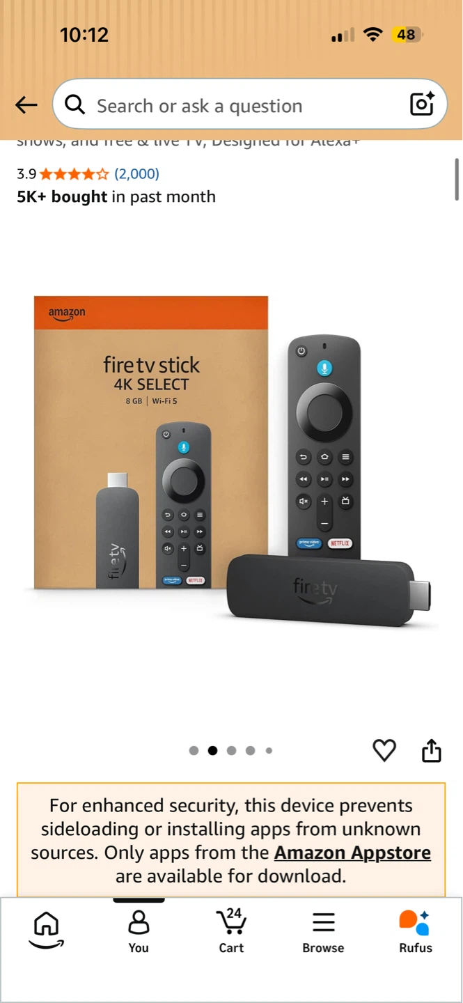 Amazon Fire TV Stick 4K SELECT