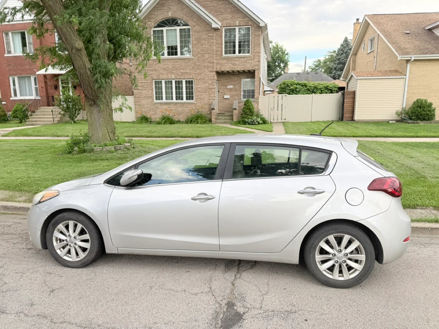 Silver Kia Forte