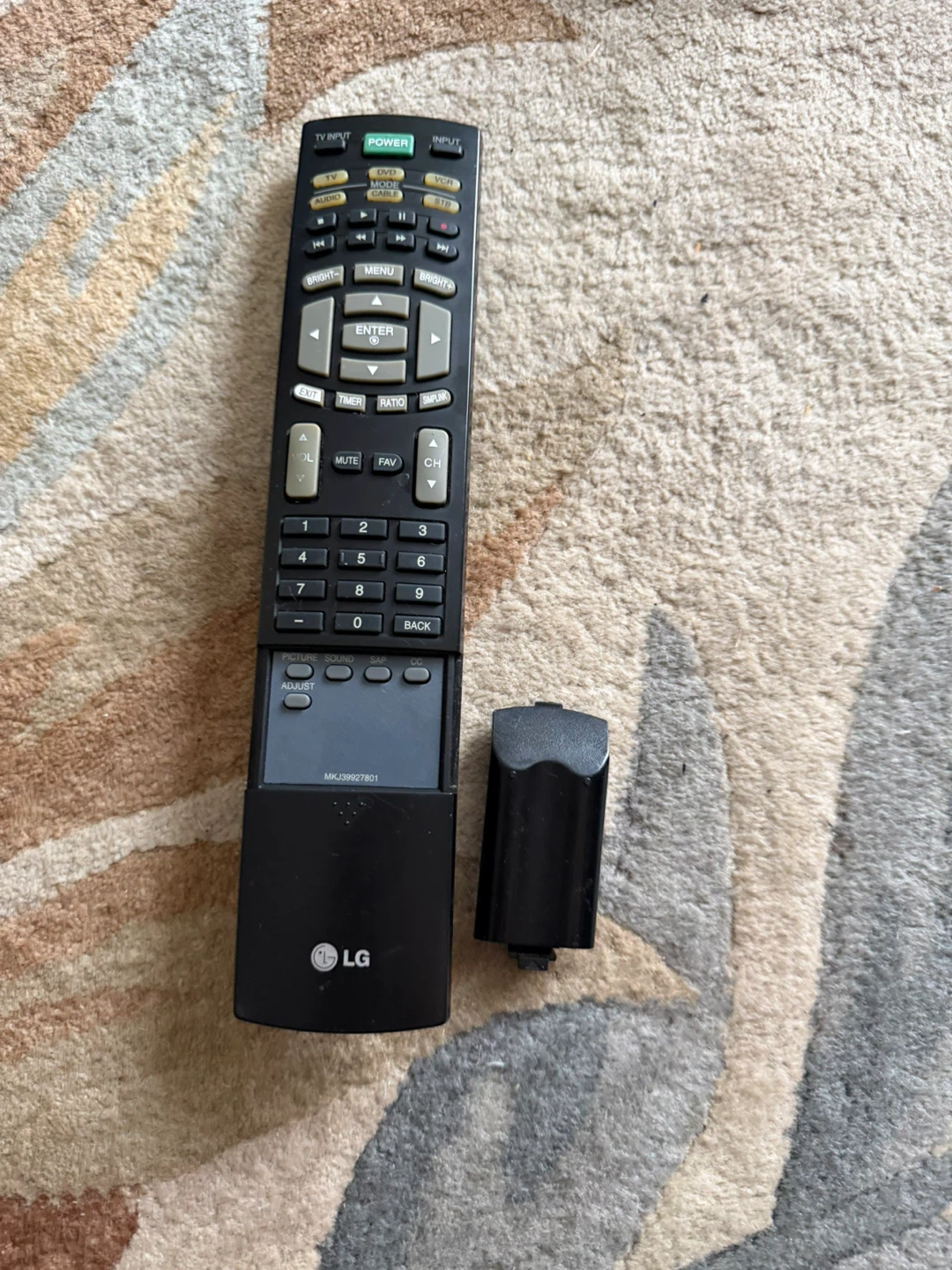 LG MKJ39927801 TV REMOTE CONTROL