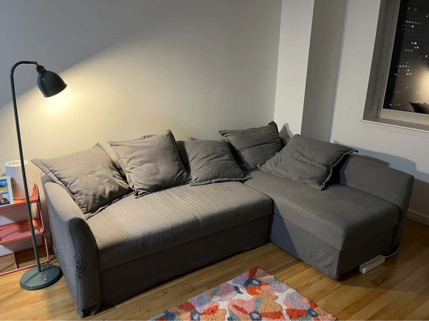 IKEA HOLMSUND Sleeper Sofa Dark Gray