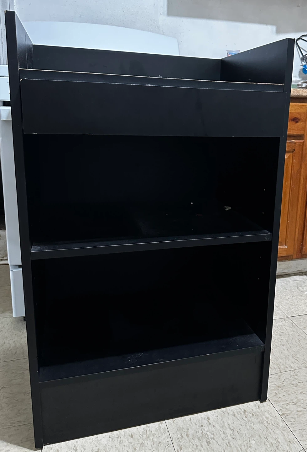 Black Wooden storage corner - photo 3