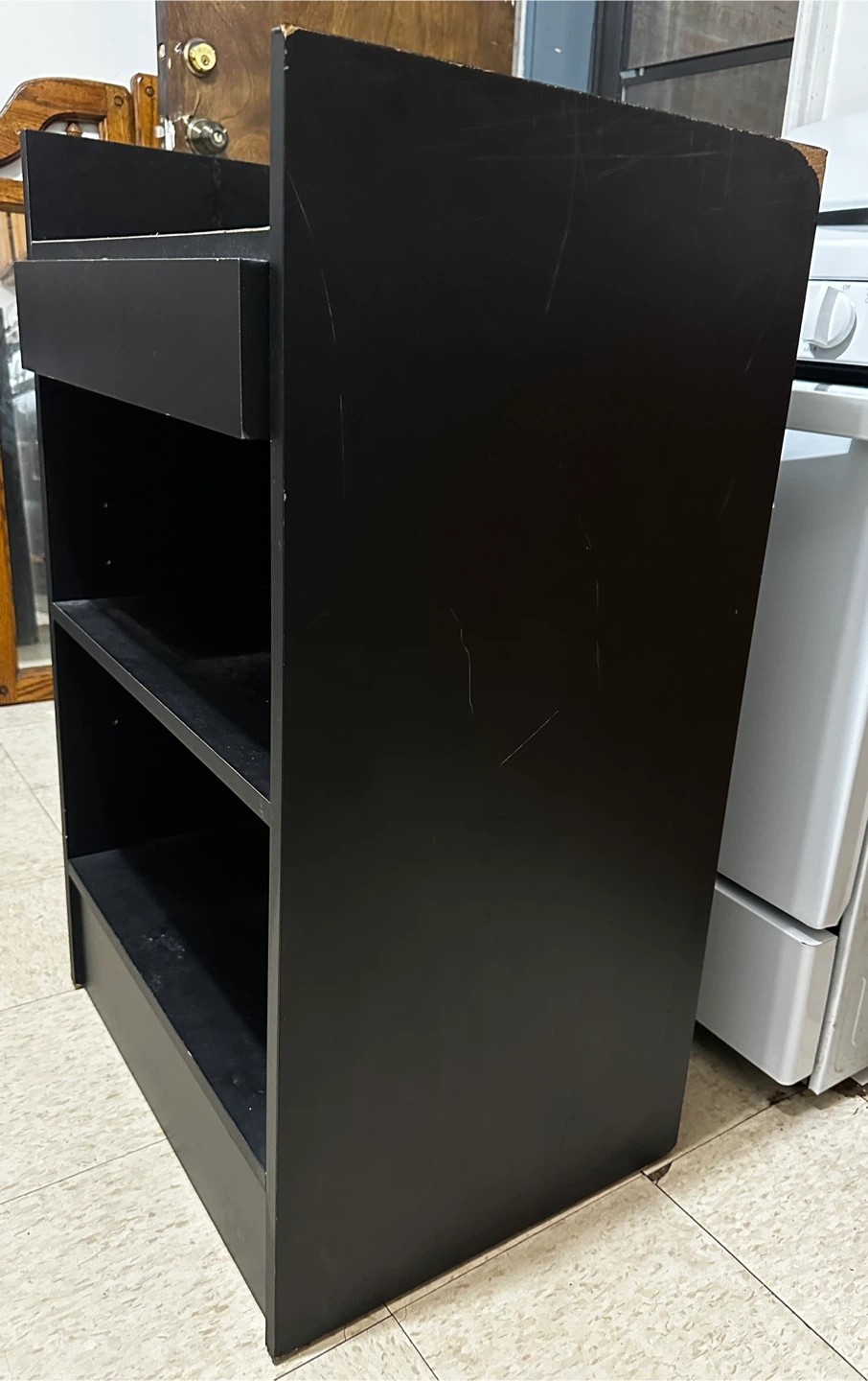 Black Wooden storage corner - photo 4
